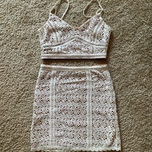 Kendall and Kylie two piece lace set